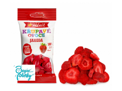 Křupavé ovoce do kapsy - Jahoda -13g