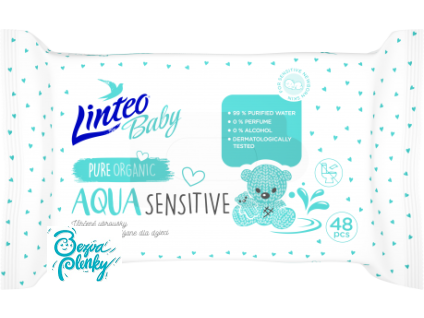 Baby Vlhcene ubrousky Aqua Sensitive top render