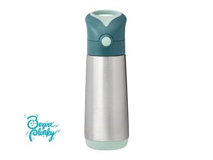 Termoska na pití s brčkem 500 ml - emerald forest