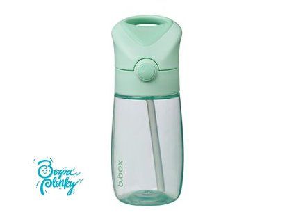 Láhev na pití s brčkem Junior 380 ml - spearmint