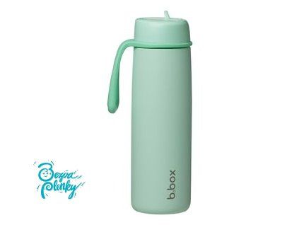 Nerezová termolahev s brčkem 690 ml - spearmint