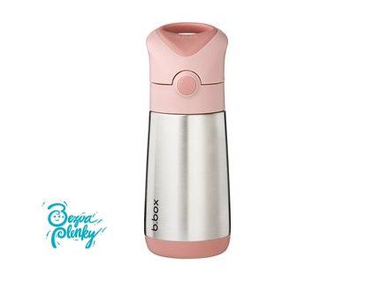 Termoska na pití s brčkem 350 ml - blush crush