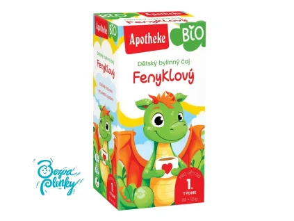 Apotheke DĚTSKÝ ČAJ BIO Fenyklový 20 x 1,5 g