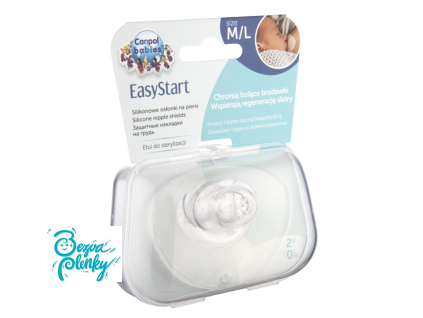 Canpol babies Chránič prsní bradavky EasyStart univerzální M/L 2 ks