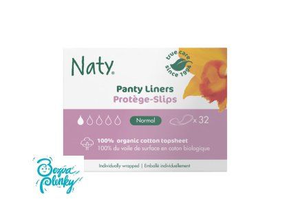 Dámské ECO slipové vložky Naty - normal (32 ks)  - novinka
